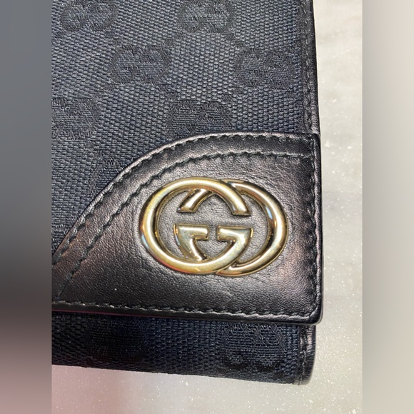 Gucci Black Canvas Wallet - Picture 9 of 10